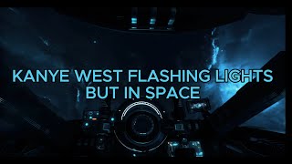 Kanye West Flashing Lights But In Space [upl. by Sissie]