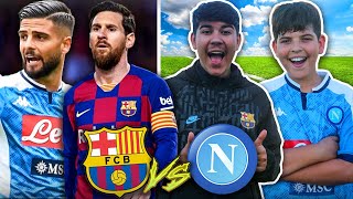 ⚽️ MESSI vs INSIGNE FOOTBALL CHALLENGE BARCELLONA vs NAPOLI [upl. by Sucramad]