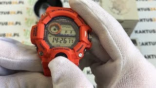 Casio GShock GW9400 FBJ4JR KOBE City Fire Bureau KAKTUS24PL UNBOXING [upl. by Sheffield984]