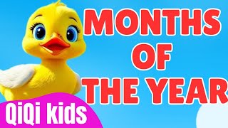 Months of the year  Best Kids Learning Songs [upl. by Ahsiena]