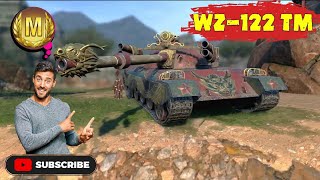 WZ122 TM🔴WOT BLITZ🔴4800 DAMAGE🔴ACE TANKER🔴WOTB🔴WORLD OF TANKS BLITZ [upl. by Allain]