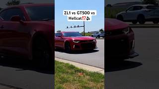 ZL1 vs GT500 vs Hellcat Sound Comparison [upl. by Oskar]