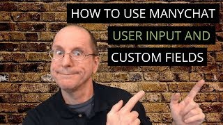 ManyChat  How to use ManyChat User Input and ManyChat Custom Field [upl. by Pyle692]