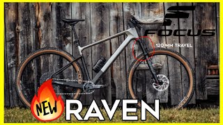 focus new raven 2023  hardtail MTB gets 120mm fork [upl. by Naujal]