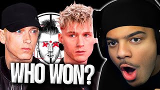 Gen Z Reacts to EMINEM vs MGK KILLSHOT RAP DEVIL NOT ALIKE DIRTY [upl. by Nnylyrehc]