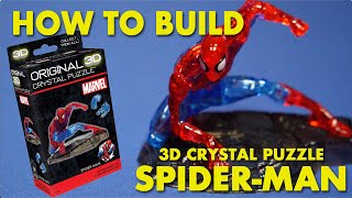 How To Build 3D Crystal Puzzle SpiderMan [upl. by Annauj]