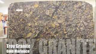 Gold Marinace Granite Countertop by Troy Granite [upl. by Odicalp]