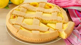 CROSTATA AL LIMONE Ricetta Facile  Fatto in casa da Benedetta [upl. by Ardnuyek]