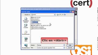 Cómo realizar una copia de seguridad con Windows XP [upl. by Perkins]