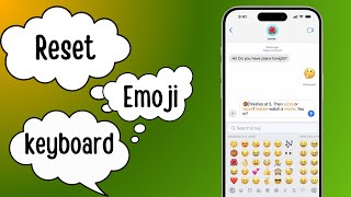 How To Reset keyboard Emoji On IPhone Full Guide [upl. by Notsew]