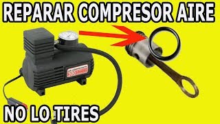 Como Reparar Compresor de Aire para inflar Neumaticos LLantas Cauchos How to Repair Air Compressor [upl. by Aiciram]