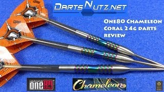 One80 Chameleon Coral 24g darts review [upl. by Ojillib]