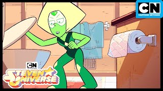 Peridot Helps The Gang  Steven Universe  Cartoon Network [upl. by Eseuqram]