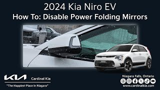 2024 Kia Niro EV  How To Disable Your Power Folding Mirrors [upl. by Engelhart]