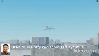 Air Koryo Roblox Il62 landing [upl. by Rind]