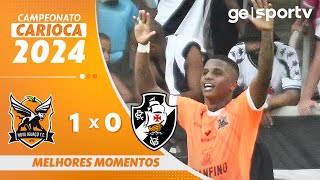 NOVA IGUAÇU 1 X 0 VASCO  MELHORES MOMENTOS  SEMIFINAL CAMPEONATO CARIOCA 2024  geglobo [upl. by Reiter939]