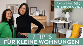 Kleine Wohnung einrichten  Tipps für ein schöneres Zuhause  Makeover [upl. by Eirroc553]