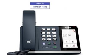 Microsoft Teams Certified IP phones Yealink MP54 features 50 Subscriber Goal [upl. by Ennagroeg54]