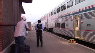 Amtrak California Zephyr 6 at Fort Morgan CO 13 July 2020 [upl. by Mariana]