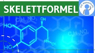 Skelettstruktur  Darstellung organischer Verbindungen einfach erklärt  Stoffe und Teilchen  OrgCh [upl. by Bedell604]