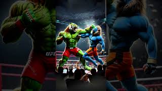 Blue Lion 🆚 Green TigerRevenge For Fatherai ufc wwe boxing karate olmypic [upl. by Loni71]