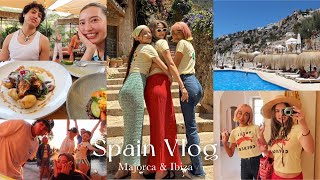 【スペインvlog】結婚式から解放された9日間の旅記録🇪🇸🌤️ マヨルカイビサバルセロナ [upl. by Tildie]