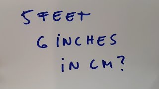 5 feet 6 inches in cm [upl. by Maison]