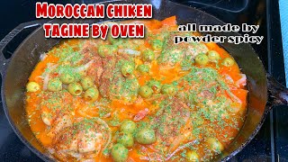 Chiken tagine moroccan style recipe by oven  Masak chiken tagine di Amrik [upl. by Siurtemed]