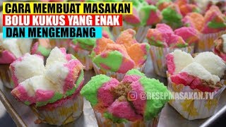 CARA MEMBUAT BOLU KUKUS MEKAR SEDERHANA TANPA MIXER ANTI GAGAL LEMBUT [upl. by Ainezey]