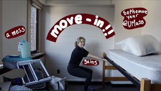 move in vlog sophomore spring at UMass Amherst [upl. by Waylan888]