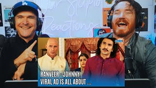 Ranveer Singh And Johnny Sins FUNNY Ad Shoot For Bold Care  REACTION [upl. by Koralie]