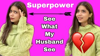 Superpower  You can see What your Future Husband Sees😳👀 PragatiVermaa TriptiVerma [upl. by Marih]