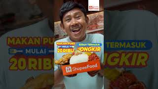 Checkout Murah di ShopeeFood  Makan puas mulai 20RB sudah termasuk ongkir [upl. by Wildon]