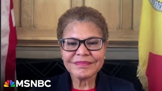 LA Mayor Karen Bass Homelessness is absolutely solvable [upl. by Akehsyt]