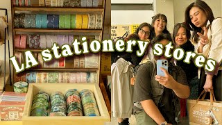 LA Stationery Store Hop  Paper Plant Co amp Hightide Vlog 📓🌿 [upl. by Volotta]