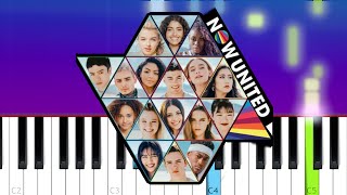 Now United  Baila Piano tutorial [upl. by Kilmarx14]