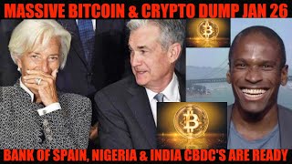 WATCH OUT MASSIVE BITCOIN amp CRYPTO DUMP JAN 26 2024 [upl. by Anitsyrc477]