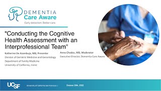 Conducting the Cognitive Health Assessment with an Interprofessional Team [upl. by Schnell]