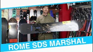 2018 Rome SDS Marshal Snowboard  Gear Reviews [upl. by Renba]