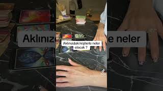 Aklınızdaki kişilerle neler olacak  🍀 tarot reels keşfet [upl. by Enohpesrep374]