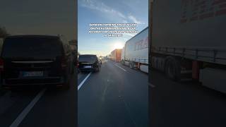 This ONLY happens on the GERMAN AUTOBAHN😳🙏🏻 accident autobahn traffic cars germany [upl. by Laeno]