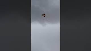 Parasailing Woman Lands Abruptly After Her Rope Snaps Due to Strong Wind  1216452 [upl. by Bushey]