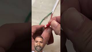 Pvc tape apply on wire सही तरीके से टेप लगाना सीखे शॉर्ट्स [upl. by Eikciv]