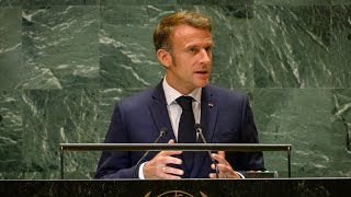 🇫🇷 France Débat général 79e session  Nations Unies  Assemblée générale [upl. by Fellows423]