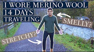 WoolampPrince Review  Merino Wool Shirt amp Pants for 2 Weeks of Europe Travel [upl. by Ahseina]