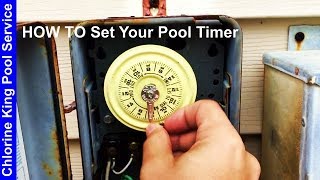 How To Set Your Intermatic Pool Timer  Chlorine King Pool Service  Seminole [upl. by Rebmyk]