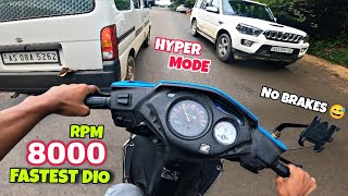 InDepth Raw Exhaust Ride Of Honda Dio 2nd Gen 😍 [upl. by Yetac]