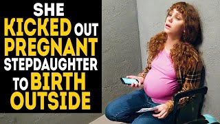 Stepmom kicked out pregnant stepdaughter to birth outside [upl. by Sillsby]