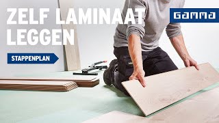 Zelf een laminaat vloer leggen  Vloeren  GAMMA België [upl. by Kory]