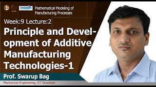 Lec 31 Principle and development of additive manufacturing technologies1 [upl. by Ami569]